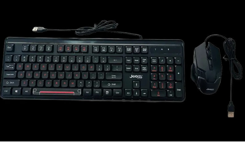 COMBO TECLADO Y MOUSE LUCES TIPO GAMER KG105