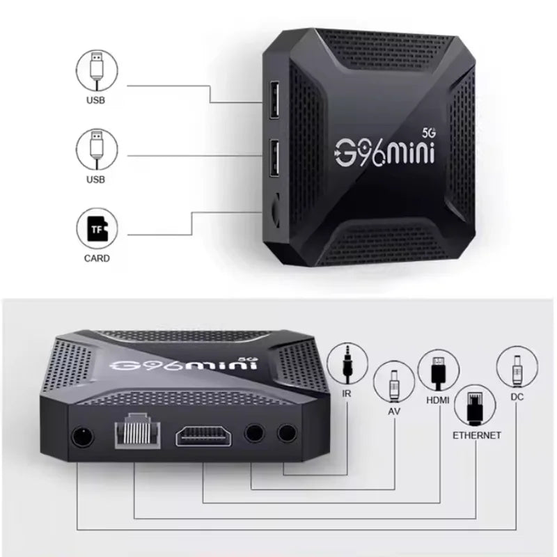 TV BOX G96 Mini Android 13.0 8K Ultra HD