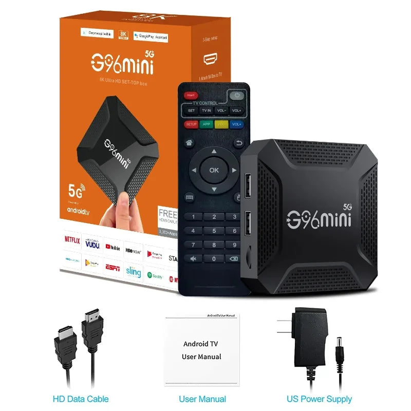 TV BOX G96 Mini Android 13.0 8K Ultra HD