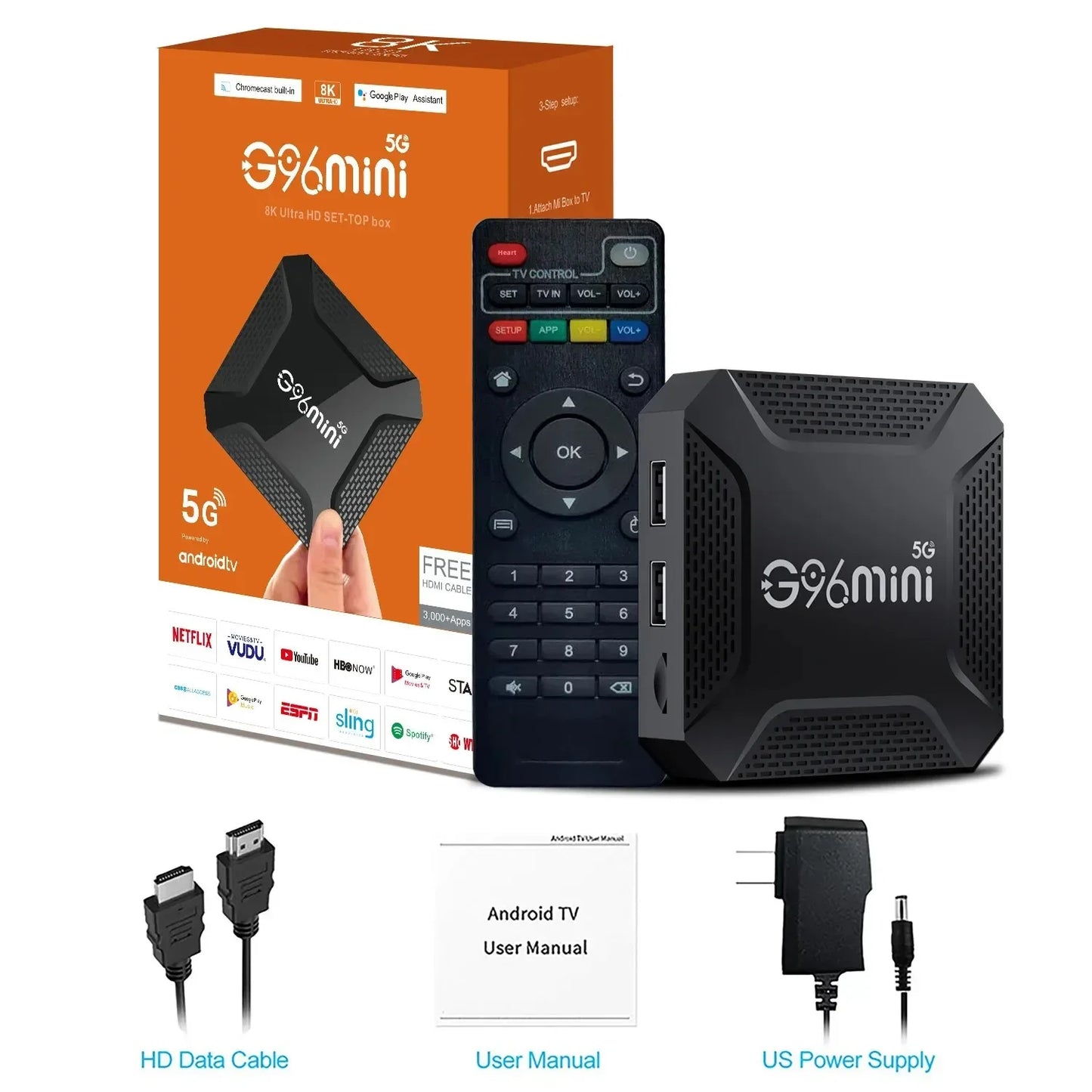 TV BOX G96 Mini Android 13.0 8K Ultra HD