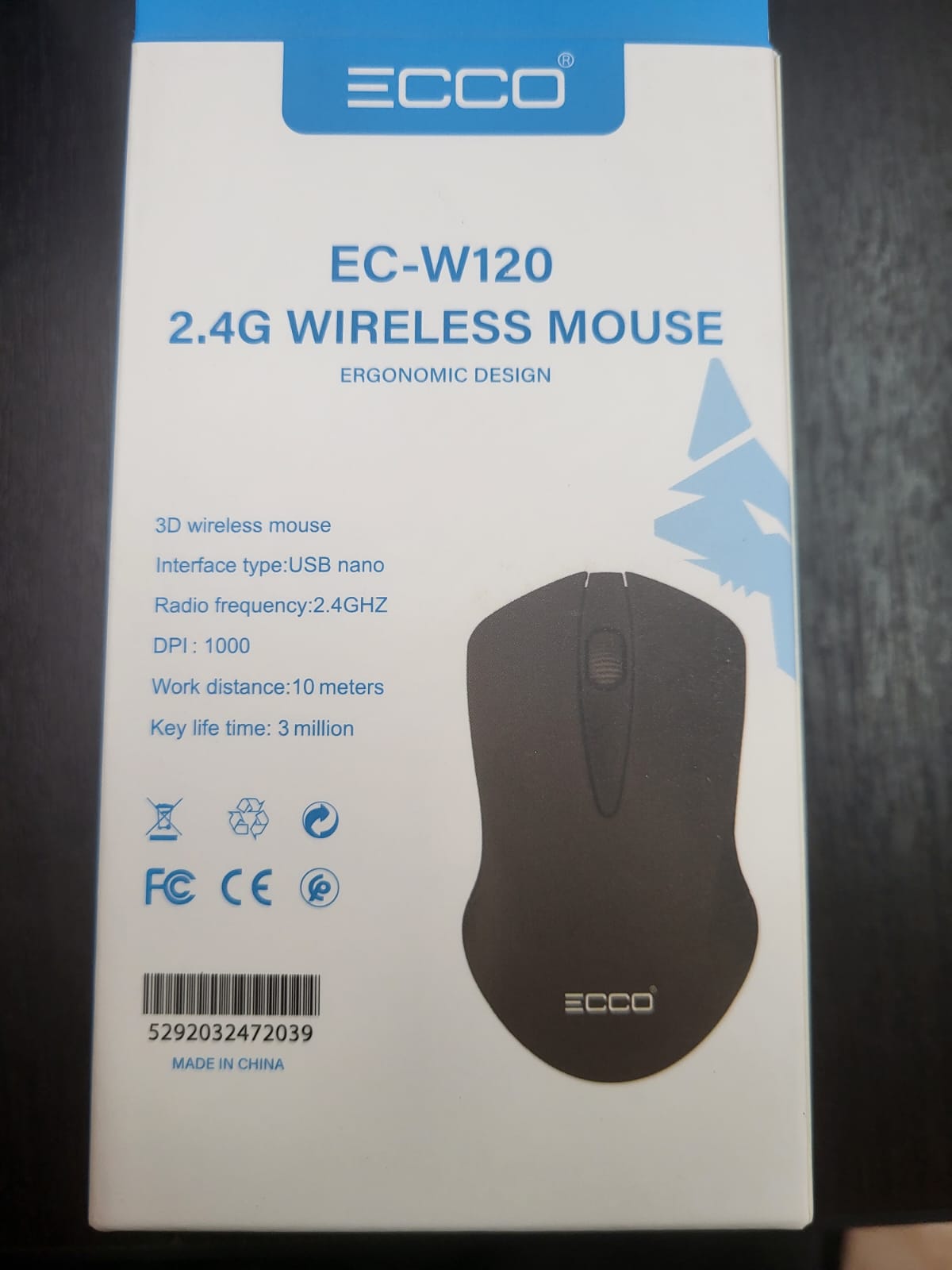 MOUSE ECCO WIRELESS EC-W120